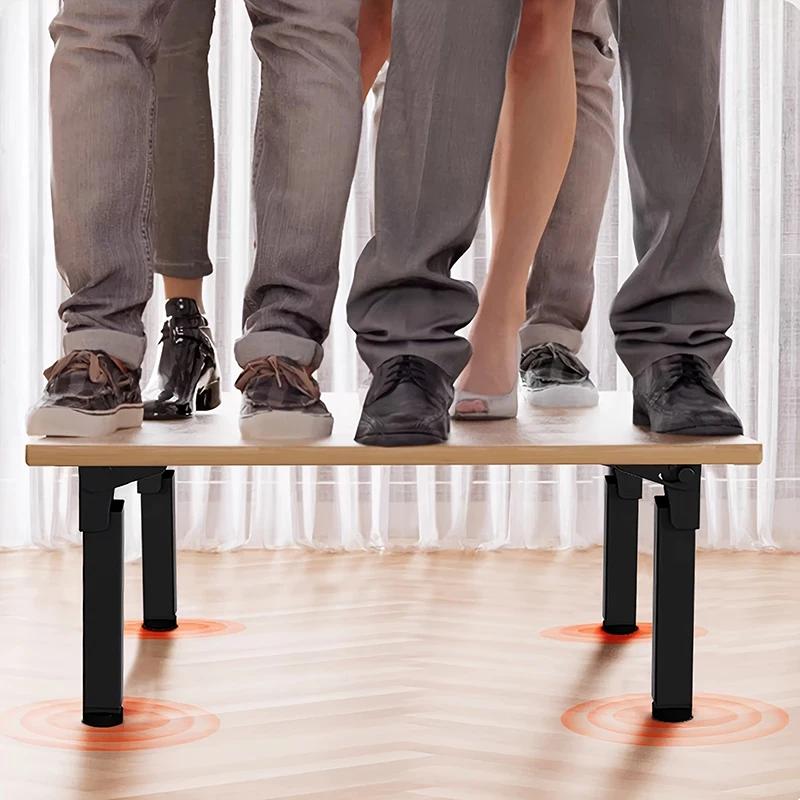 Pied de Table pliant en métal robuste sélectionnable, 1 pièce, remplacement polyvalent pour ordinate