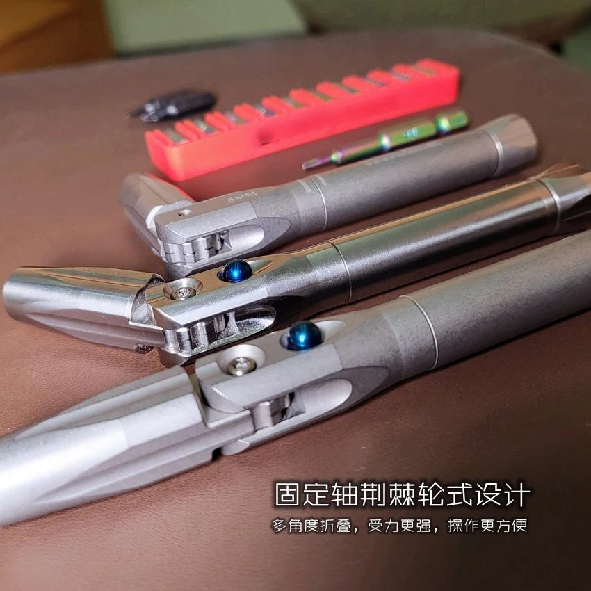 EDC – tournevis en alliage de titane, Gadget Portable, équipement d'équitation à embout croisé, Camp