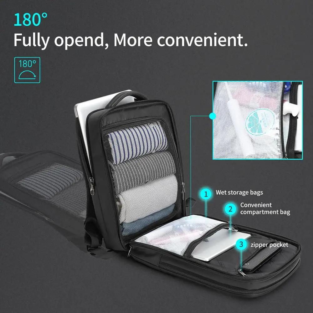 Tigernu Anti-vol sac à dos 15.6 pouces sac à dos pour ordinateur portable hommes TPU sacs à dos de v