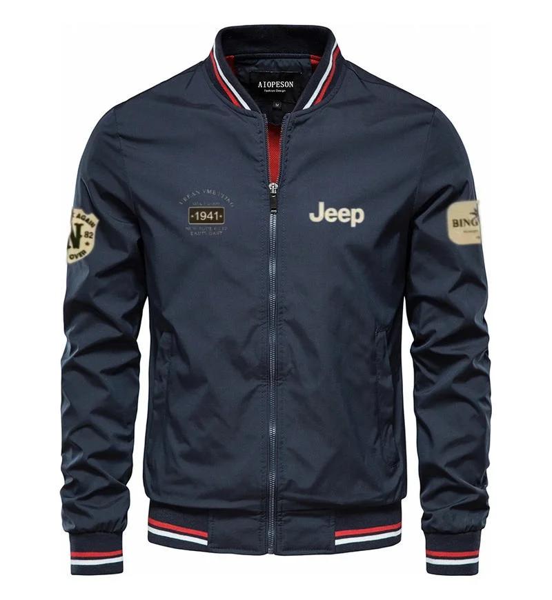 Nouvelles vestes à col de baseball Jeep 2026 de haute qualité pour le printemps et l'automne, hauts