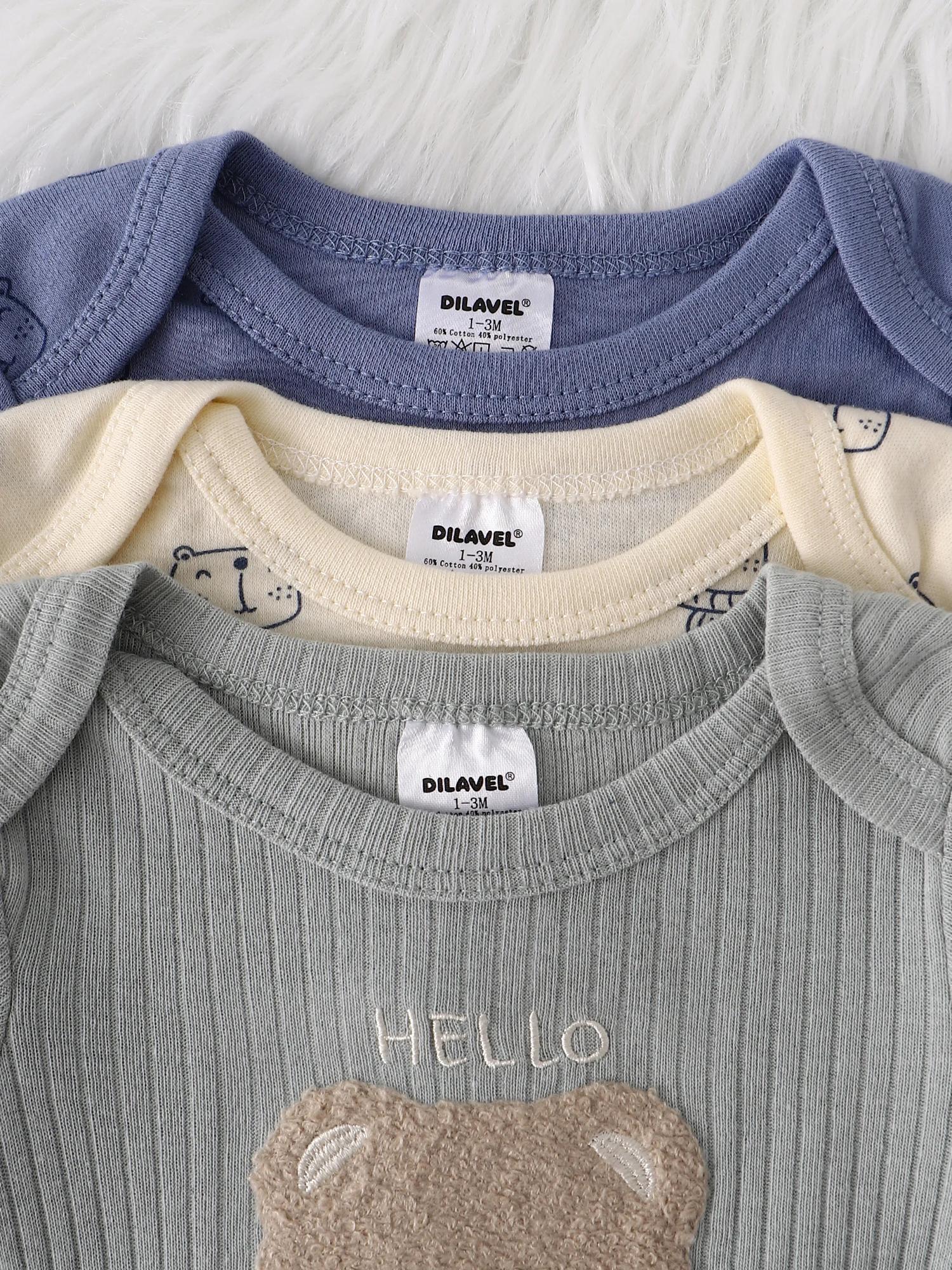 Combinaison pour bébé garçon, 3 pièces, nouveau style, vêtements pour bébé garçon, printemps/automne