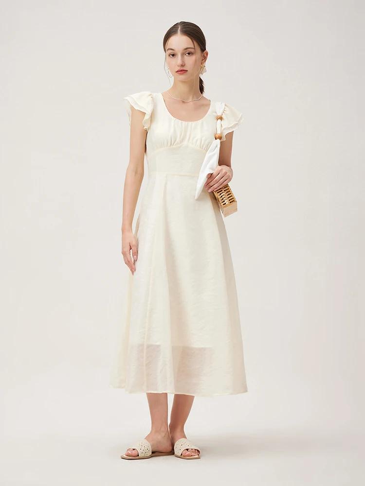 FSLE-Robe longue rouge à carreaux, taille haute, pour femme, tenue élégante et romantique, nouvelle