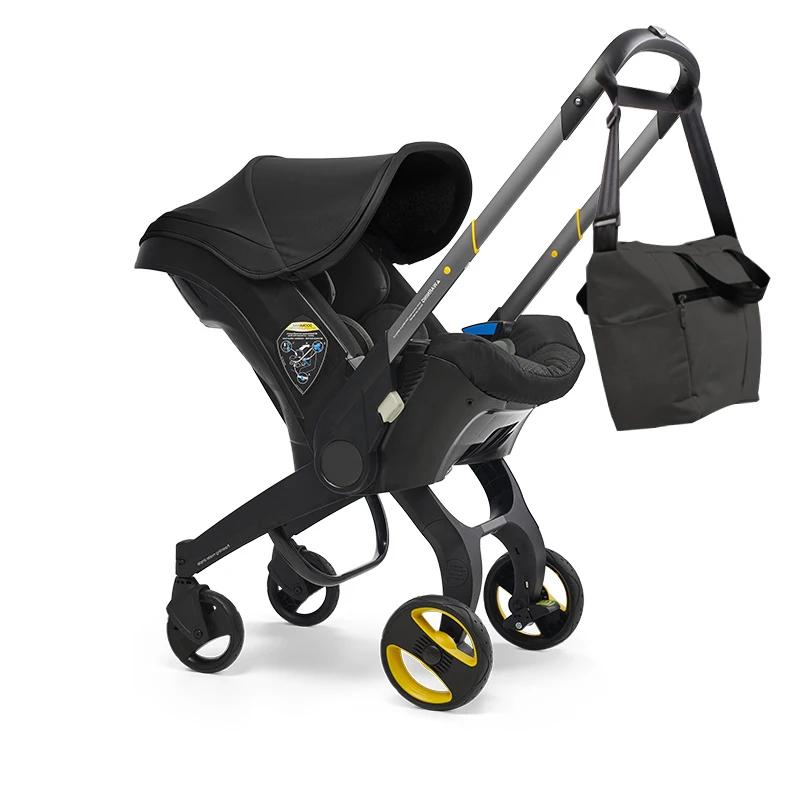 Poussette bébé, siège auto, landau léger pour nouveau-né, bidirectionnel, pliable facilement, 3 en 1