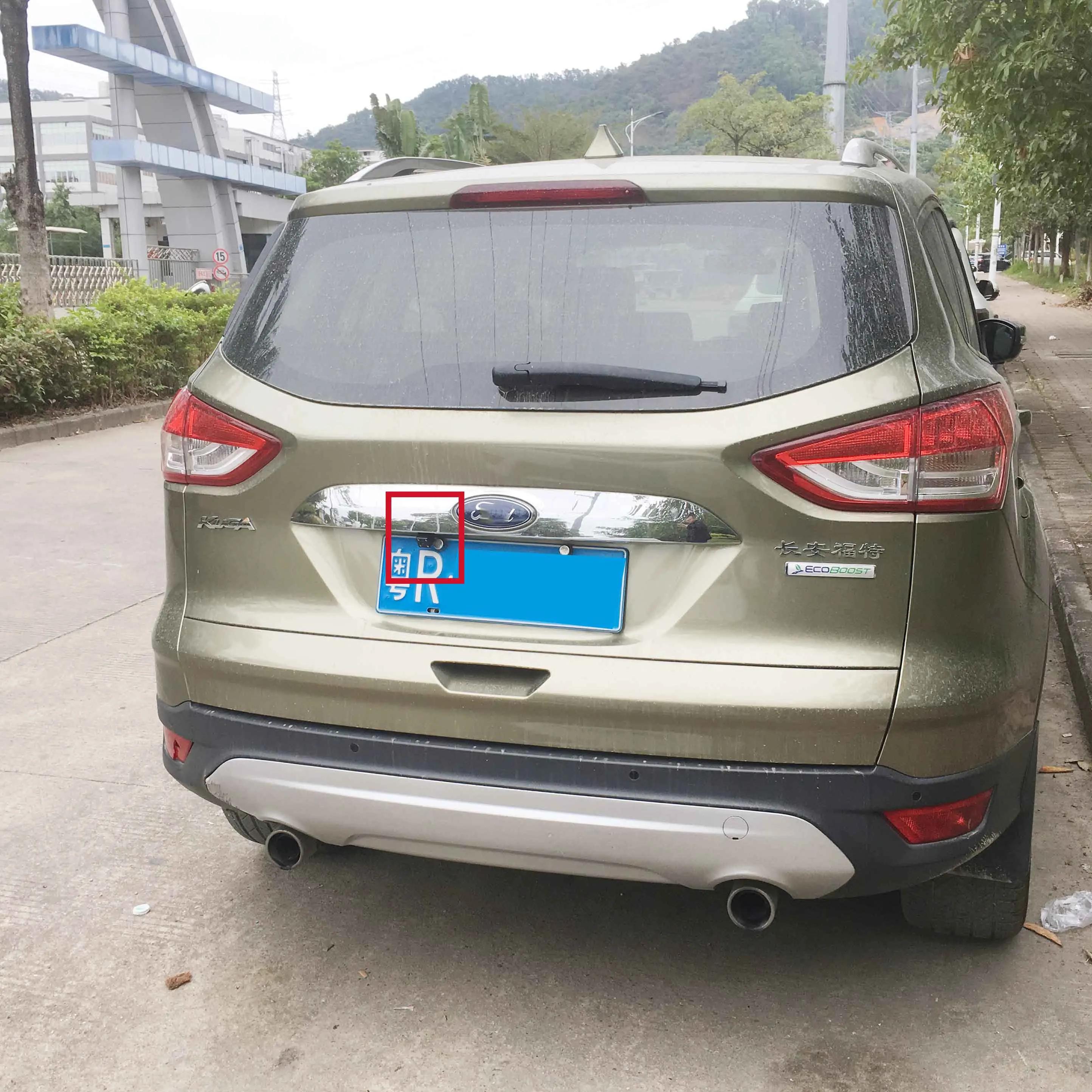 VKAUTO-Caméra de recul CCD Fish Eye, câble adaptateur broches, Ford Escape Kuga C520 2013 ~ 2019, Di