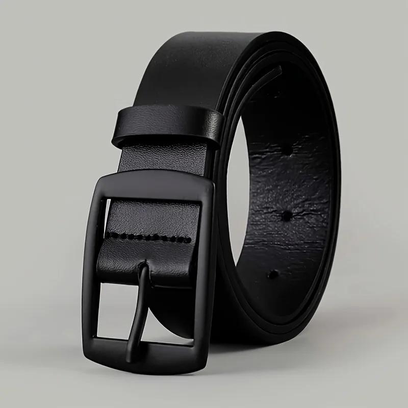 Nouvelle ceinture de luxe pour hommes ceinture en cuir PU boucle ardillon en métal de haute qualité