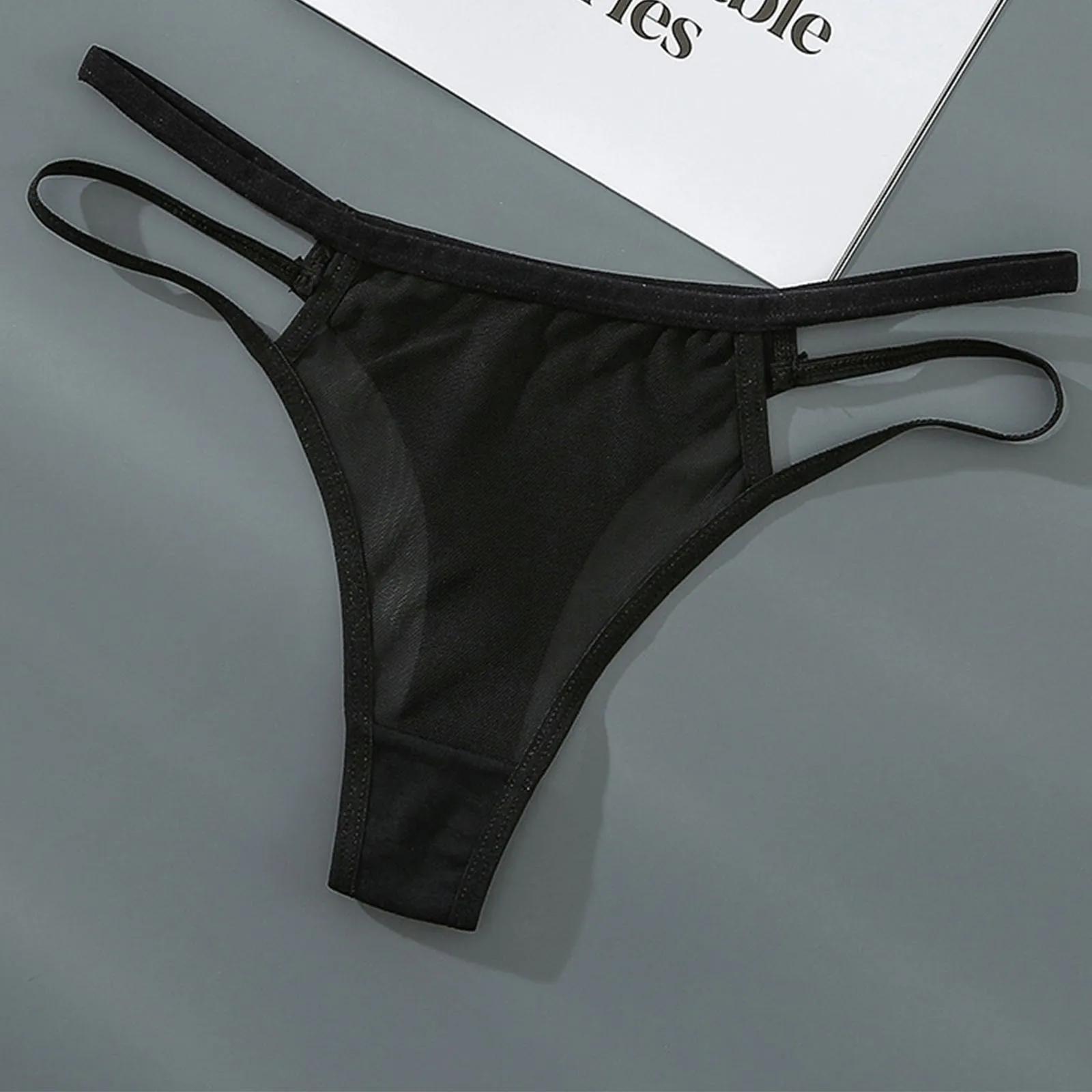 Sous-vêtements Sexy pour femmes, culottes et tongs, doux pour la peau, Hipster, slips Sexy en maille