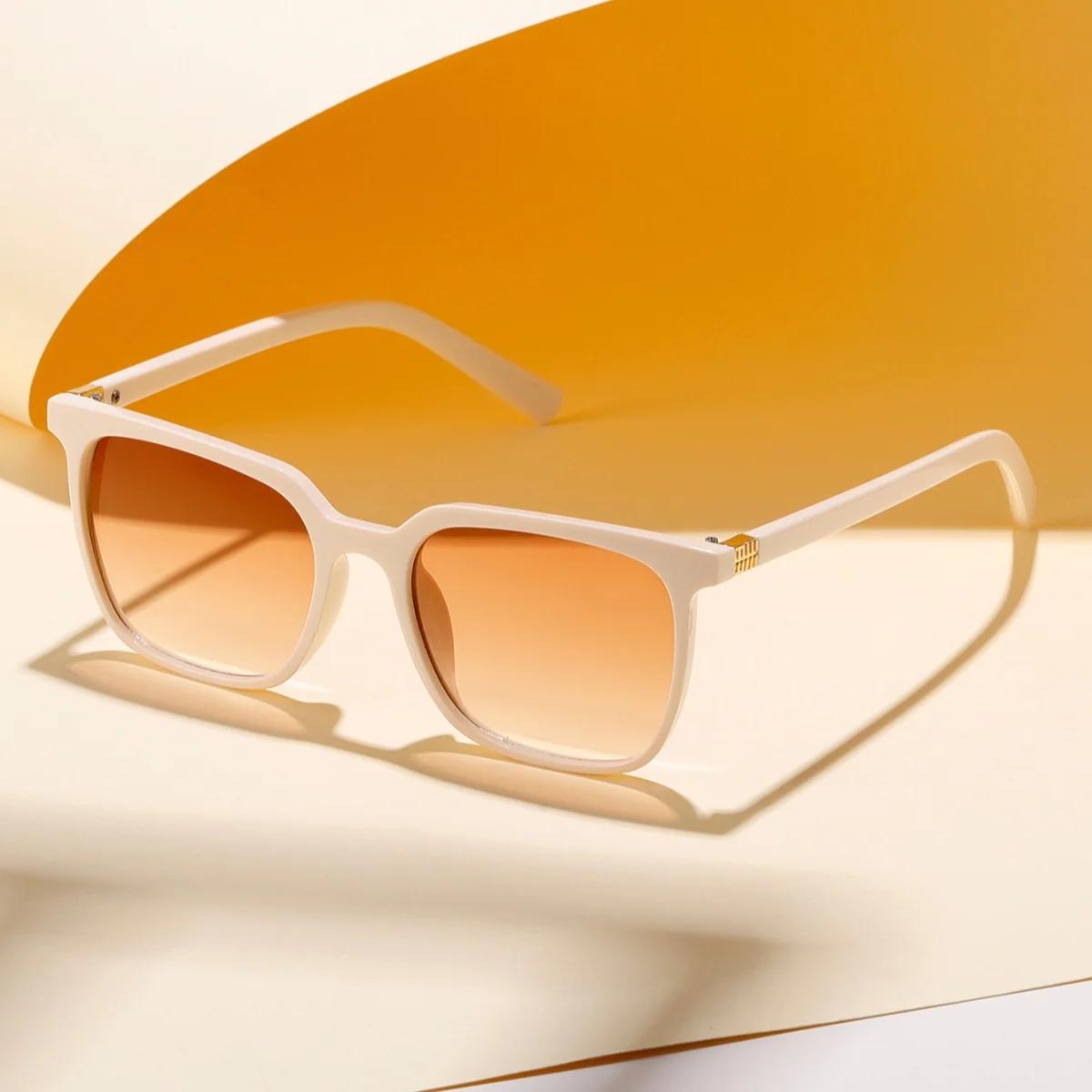 Lunettes de soleil tendance pour hommes et femmes de style rétro européen et américain, polyvalentes