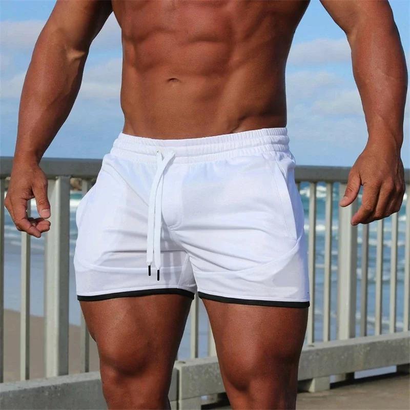 2025 Shorts de course hommes mode Joggers Shorts été shorts de sport à séchage rapide maille respira