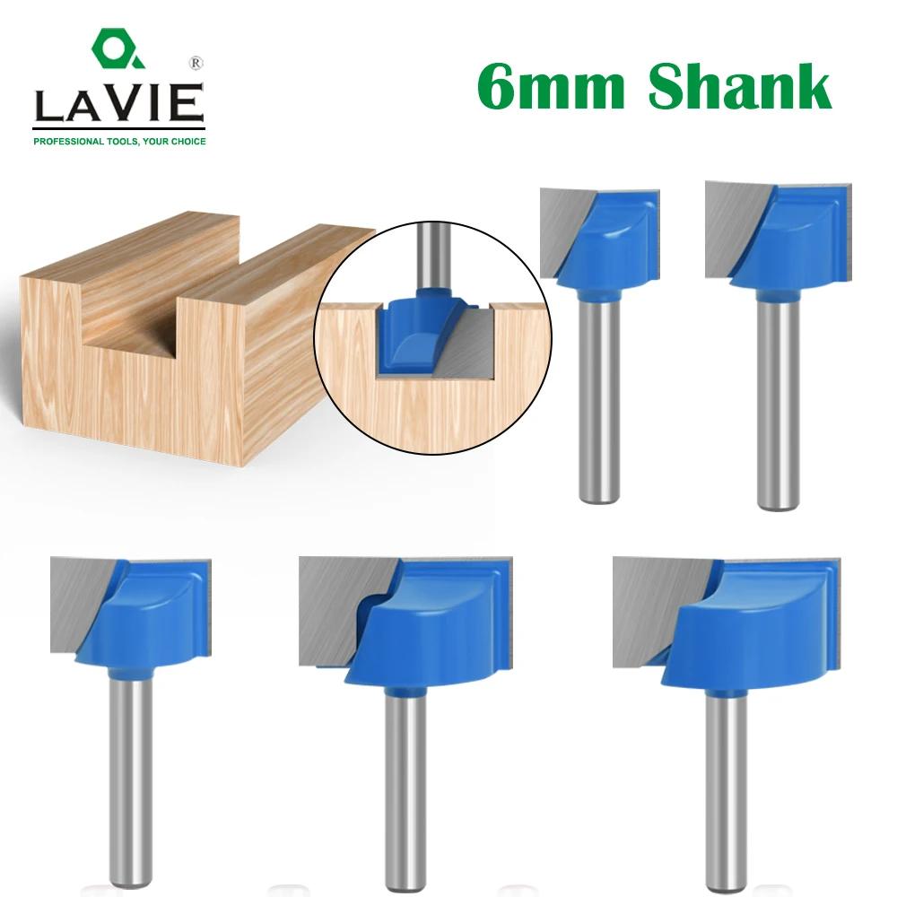 LAVIE 1pc 6mm nettoyage fond peu droit routeur peu ensemble propre fraise bois puissance Machine-C C