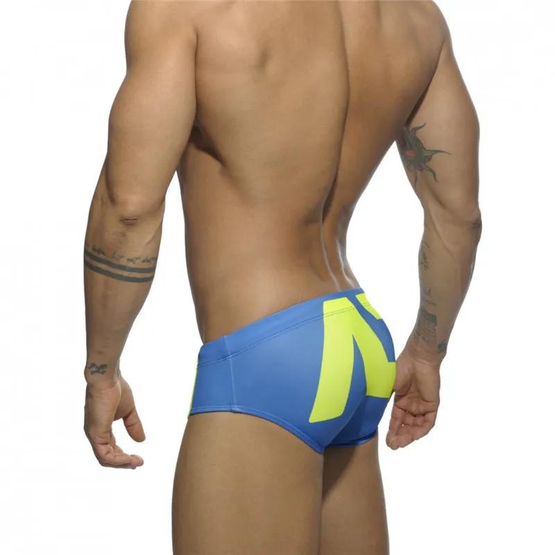 Short de plage sexy pour hommes, slip de bain à faible attente, boxer de surf, culotte de surf, mail