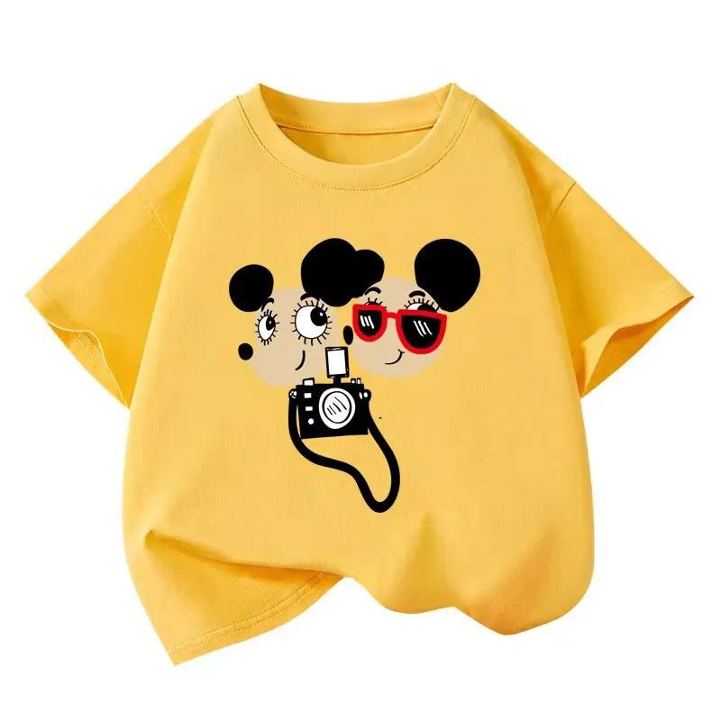 T-shirts et chemisiers à manches courtes pour filles, uniformes scolaires d'été 2025 pour adolescent
