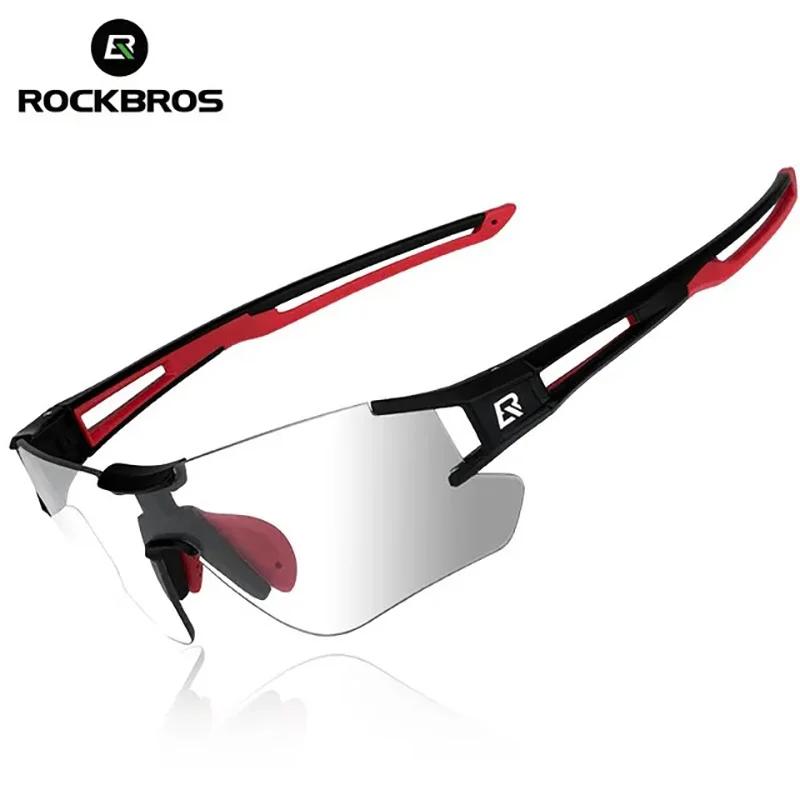 ROCKBROS lunettes de cyclisme photochromiques lunettes de soleil de sport pour hommes lunettes de vé