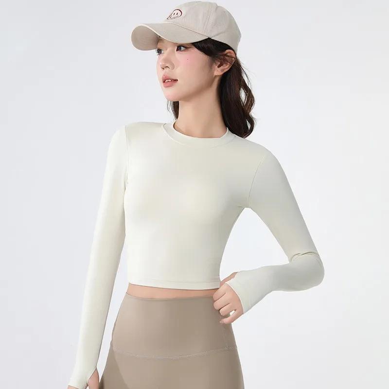 Chemise de Yoga pour femmes, haut de sport dos nu, Sexy, à la mode, vêtements d'entraînement, course