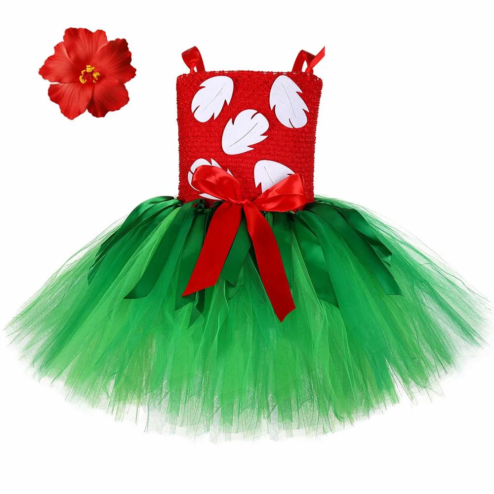 Lilo Costume pour filles princesse hawaïenne Tutu habiller vêtements tenues avec guirlande enfants H