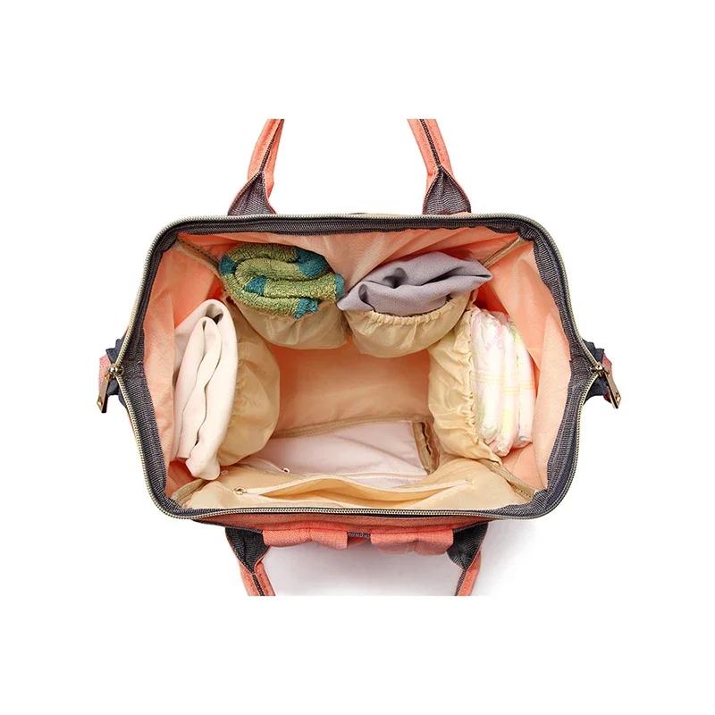 Lequeen MUNIALTER-Sac à couches pour bébé, sac à dos à langer, sac de poussette de grande capacité,