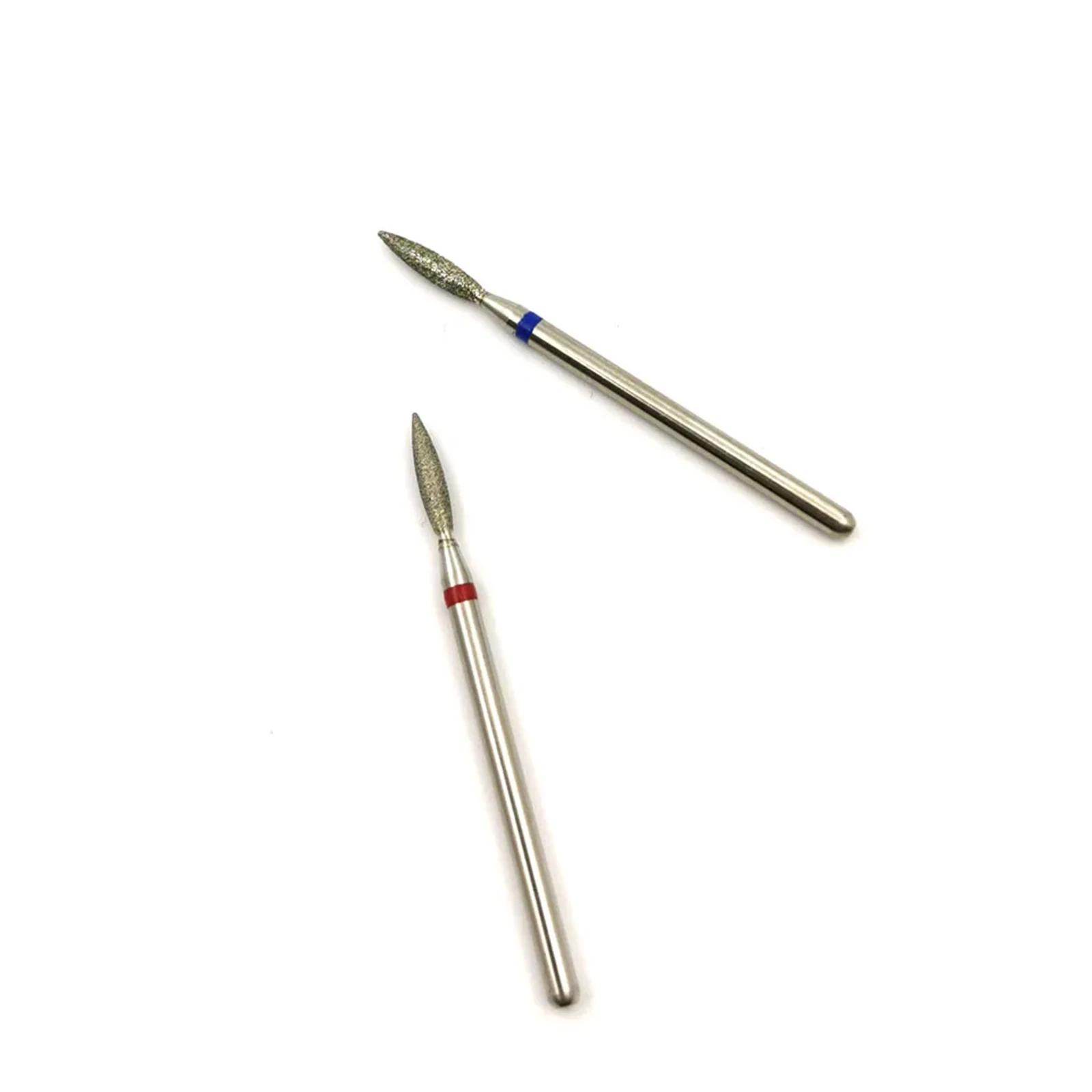 HYTOOS forets à ongles en diamant fin forme de cône moulins russes cuticule propre bavure électrique