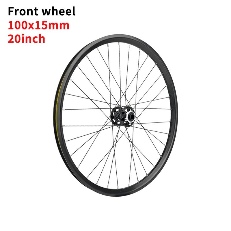 24 pouces vtt roue de vélo AM 32mm large jante moyeu 142 à axe 148mm 6 cliquets frein à disque vélo