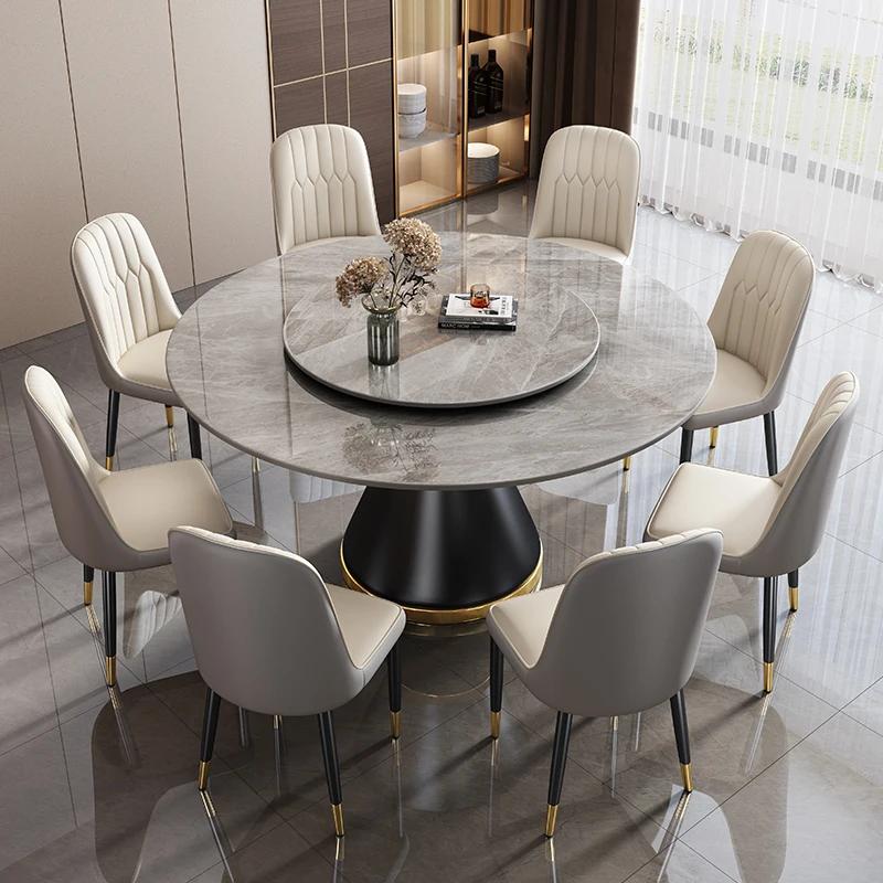 Tables de cuisine de luxe haut chaud garder la décoration Tables à manger Design français Tavolo Rou