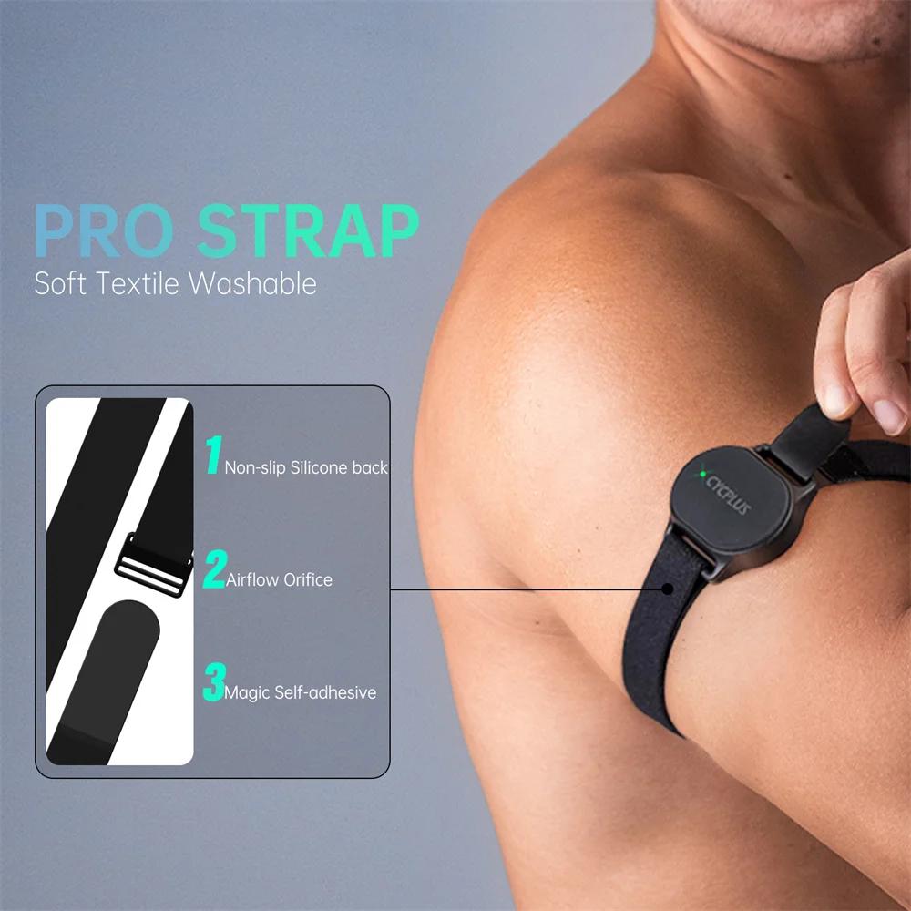 CYCPLUS capteur de fréquence cardiaque brassard ceinture de poignet Bluetooth ANT + moniteur de Fitn
