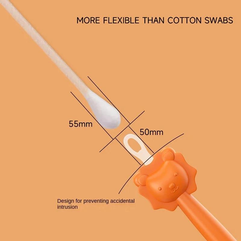 Nouveaux modèles 2026 : Curette double-tête en silicone pour bébé, nettoyeur de nez et d'oreilles, p