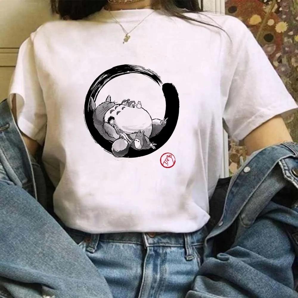Miyazaki Hayao Kawaii T-shirt graphique T-shirt vêtements mode Totoro Studio Ghibli mignon Anime T-s