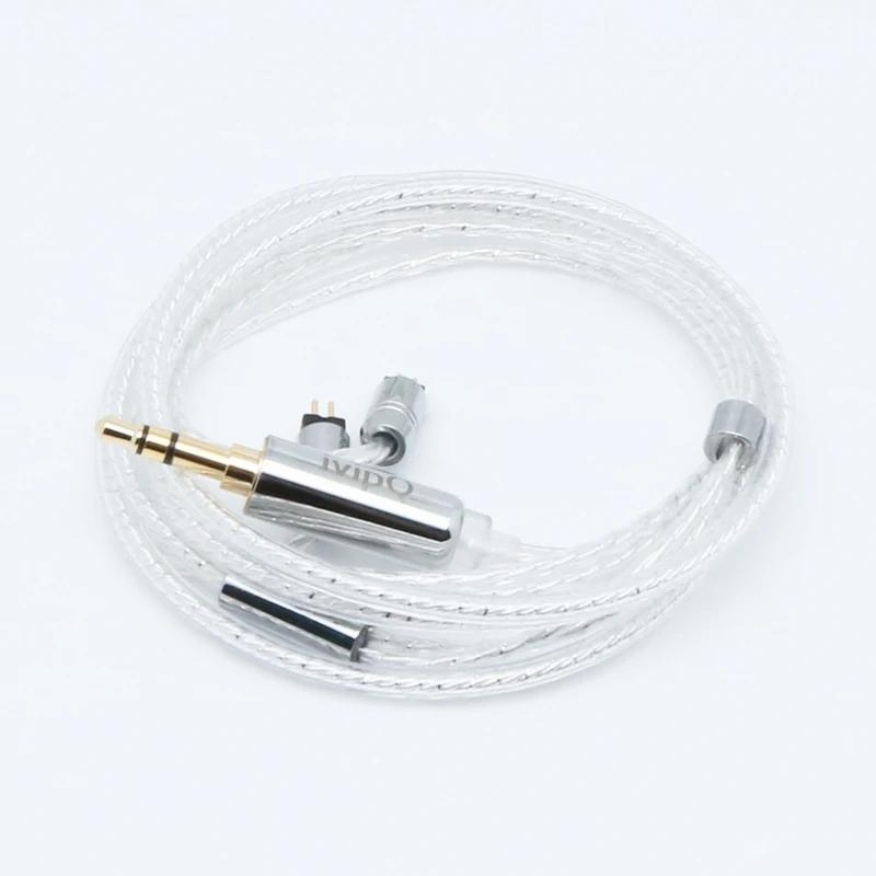 Câble de mise à niveau pour écouteurs en argent palladium de haute pureté ivipQ-512, avec/3.5/4.4/QD