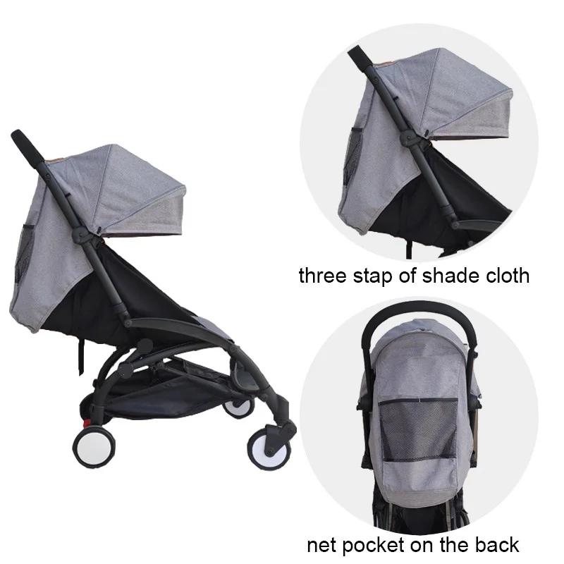 Accessoires de poussette pour bébé, capot pare-soleil et matelas, coussin de siège pour 175 ° Baby
