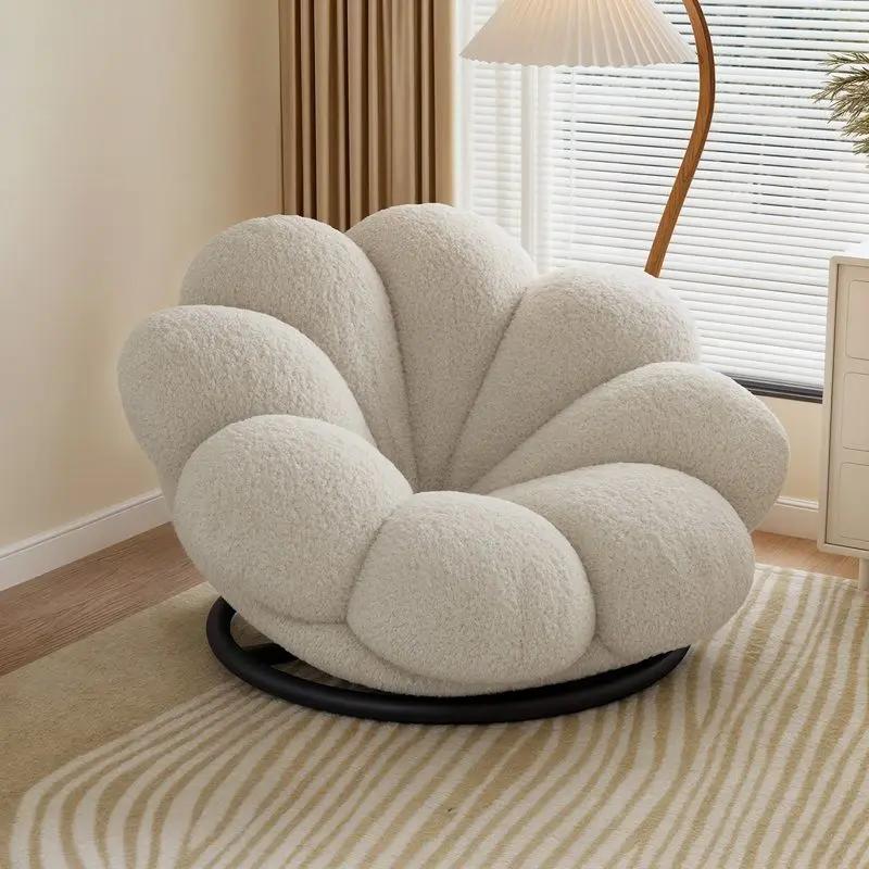 Fleurs, pétales, paresseux, canapé, balcon, vent crème, chambre à coucher, balcon, canapé, chaise ro