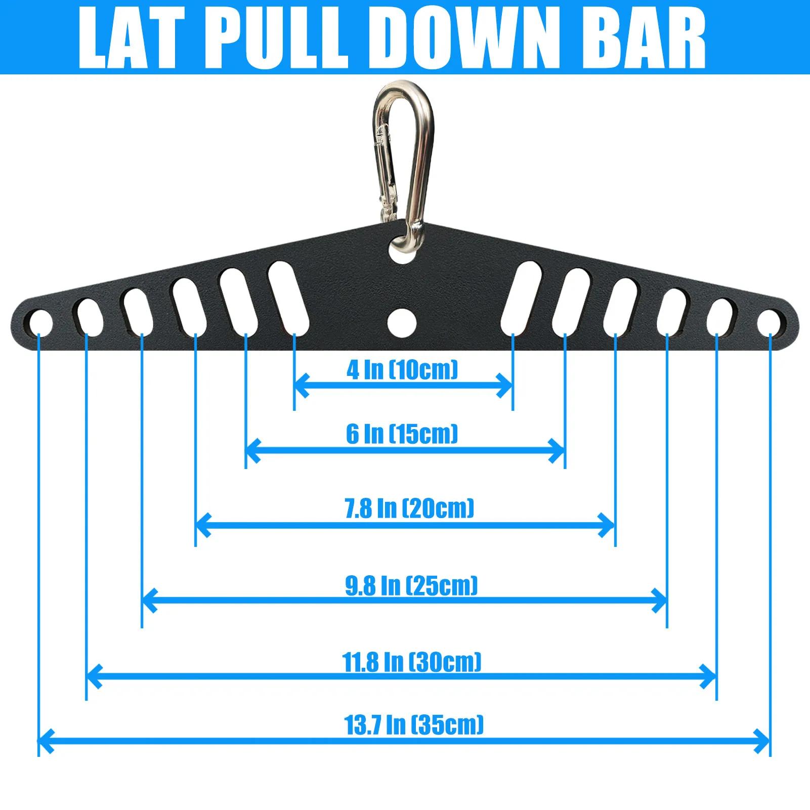 Barre de descente multi-grip LAT rib pour salle de sport à domicile, plaque d'épandage de fitness, a