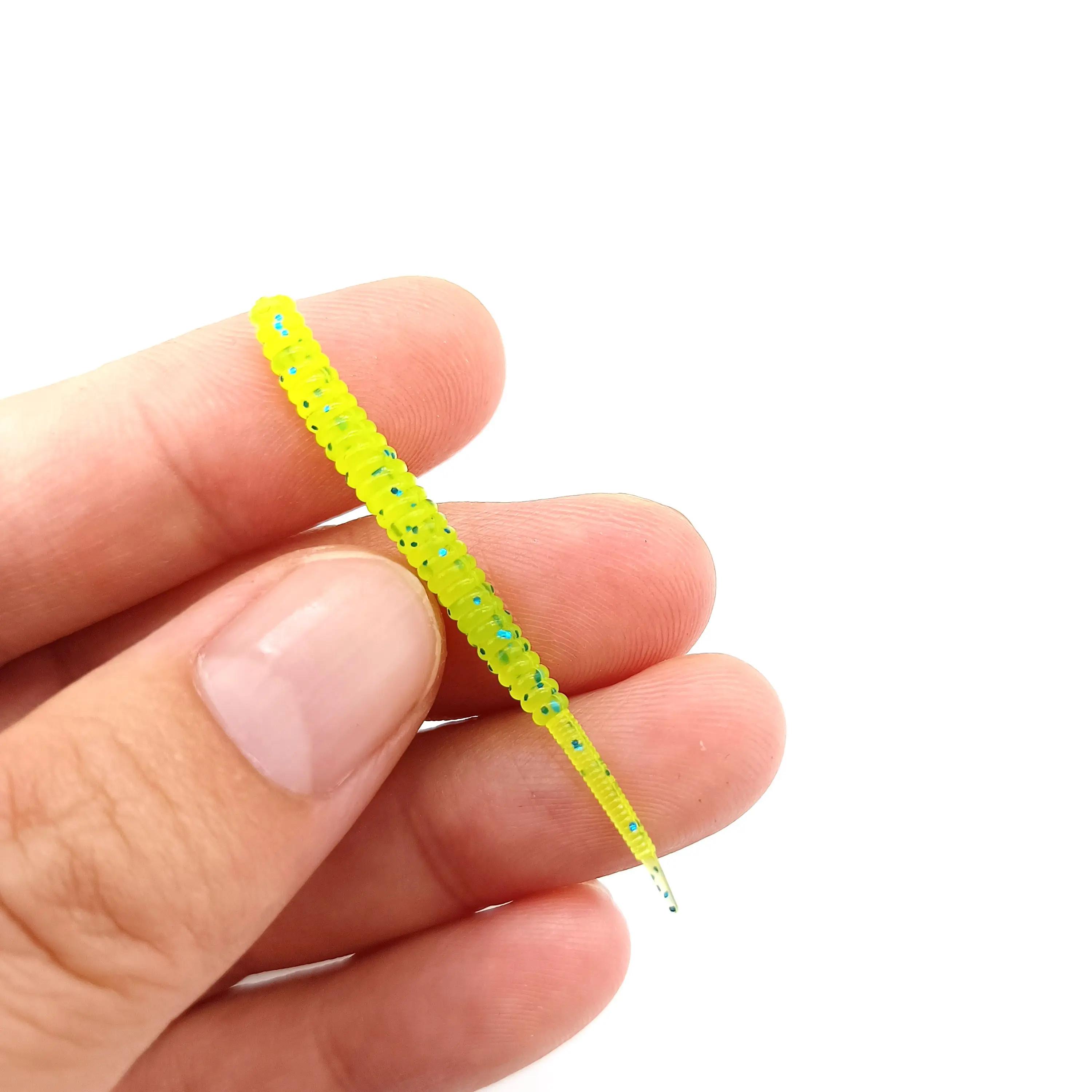 DUODUOYU 10 pièces/lot petit leurre de pêche souple 0.4g/40mm Wobbler aiguille artificielle queue Si
