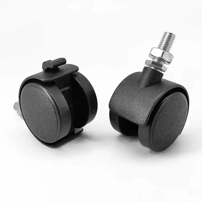 Plaquettes de frein réglables en plastique, Tube carré rond, manchon de roue coulissante, Protection