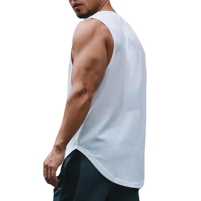 Vêtements de sport à séchage rapide pour hommes, gilet imprimé pour exercices et fitness en salle, 6