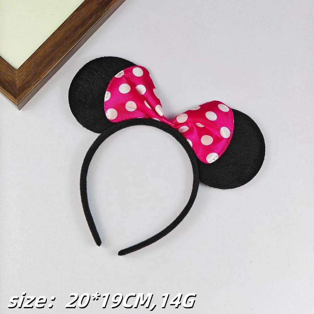 12 pièces belles oreilles enfants Mickey bandeaux cheveux fête paillettes anniversaire accessoires M