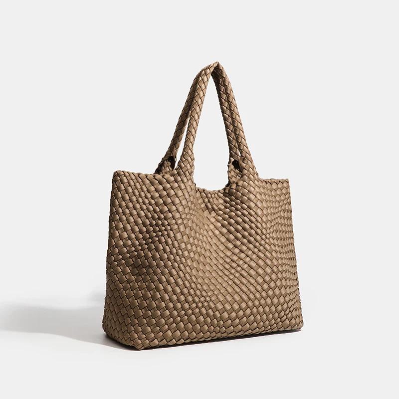 Sac pour femmes de grande capacité, sac à bandoulière en Nylon tissé à la main de qualité supérieure
