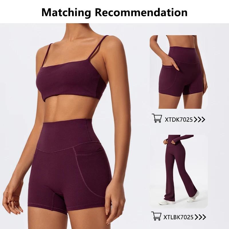 Soutien-gorge sport Push Up Ctenkevet pour yoga et fitness - Soutien antichoc femme