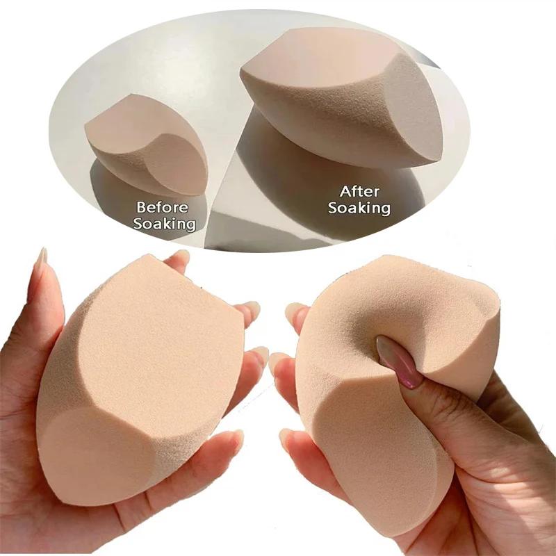 Éponge de maquillage extra large pour fond de teint, bouffée cosmétique, bouffées de poudre douce, c