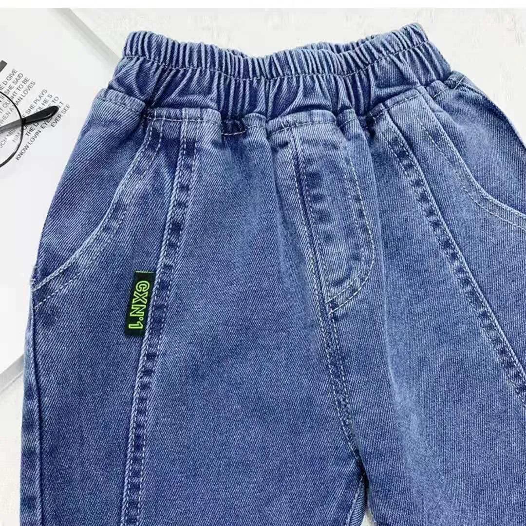 Jeans pour enfants printemps-été, jeans décontractés pour bébés garçons et filles, pantalon sarouel