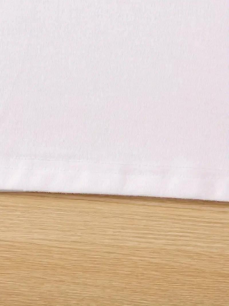 Mode T-shirt femmes Vibrant espagnol lettre imprimer à manches courtes col rond femmes décontracté é