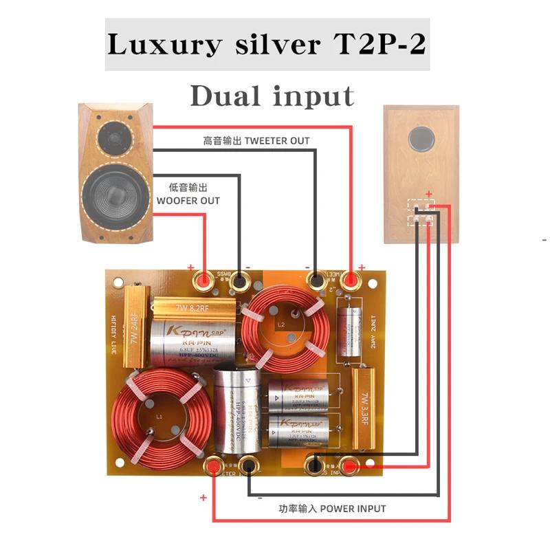 HIFIDIY – unité de haut-parleurs Hi-Fi 2 voies, tweeter + basse, diviseur de fréquence audio, filtre