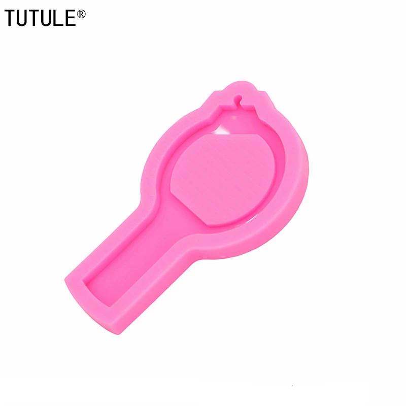 Shaker de bombe ou moule en Silicone à haute brillance, breloques de jeu en résine époxy, baguette m
