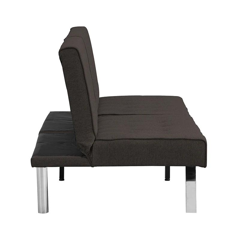 LIT EN BOIS FRAcloser, Louisiane, Jambes INLESS, FUBOU, SOFA, Expresso