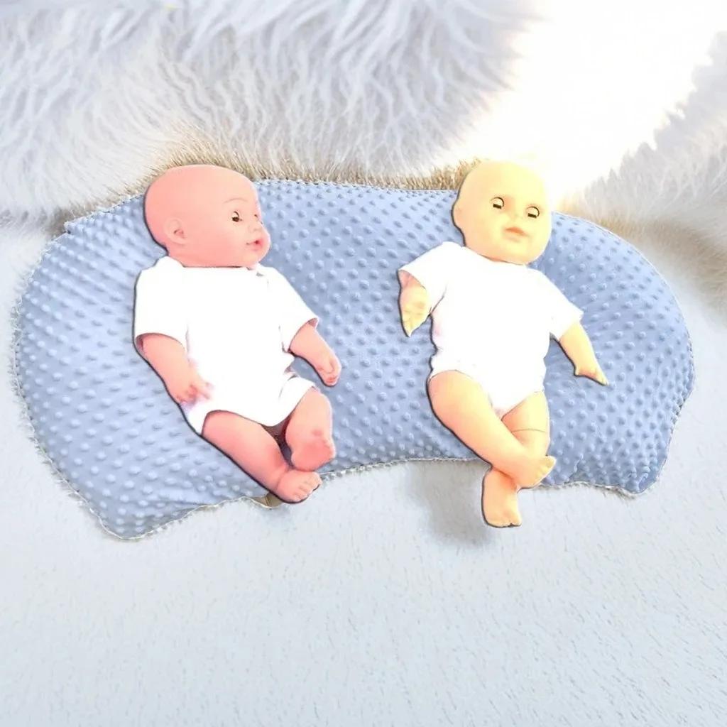 Oreiller d'allaitement double oreiller d'allaitement pour bébé lit d'allaitement pour nouveau-né ore