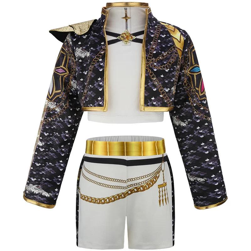 Nouveau K-POP filles ensembles 2026 nouvelle mode enfants costumes enfants vestes pantalons tenues a
