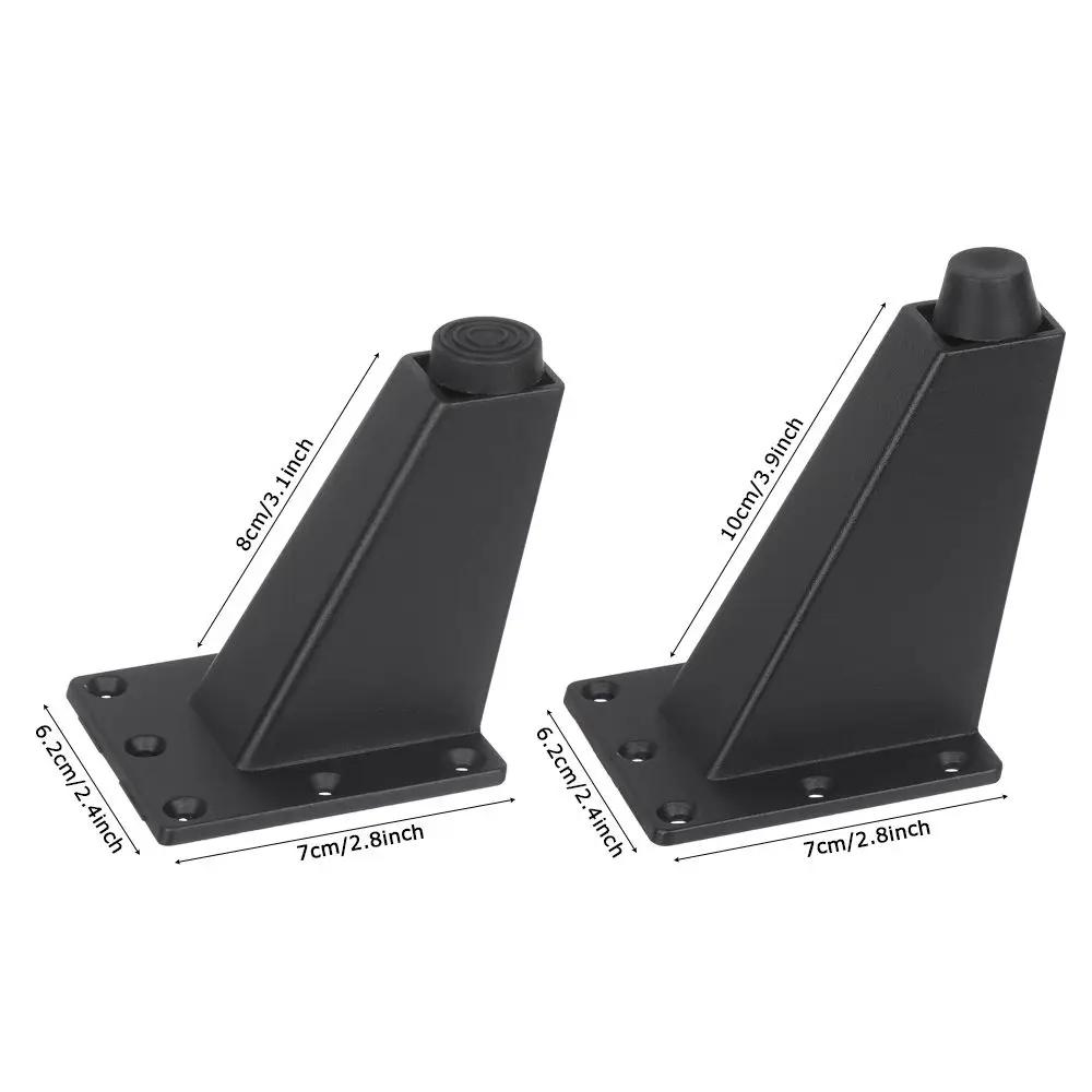 Pieds de meubles de maison Non-ald, noir et blanc, pieds de canapé, support d'armoire, support de ta
