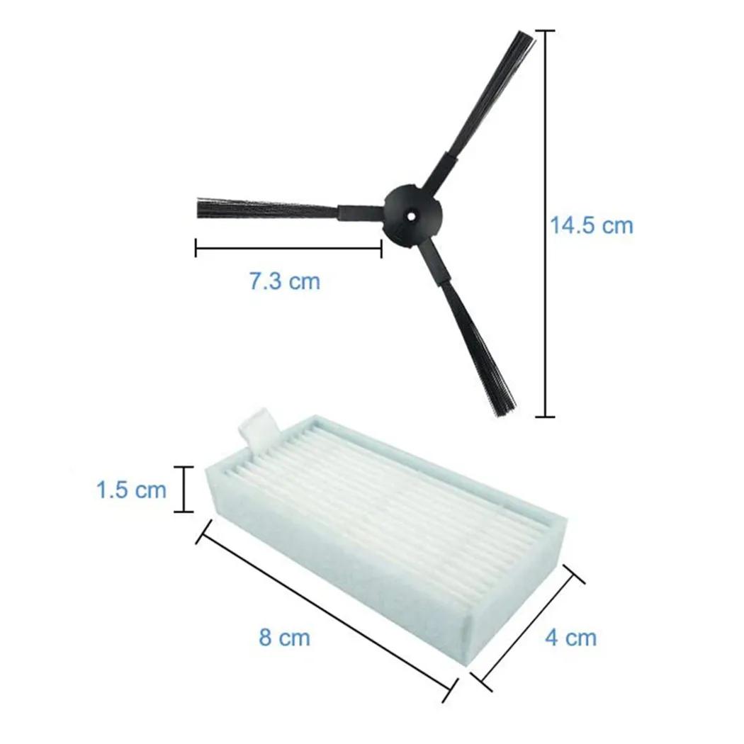 Kit d'accessoires pour aspirateur ILIFE ZACO V3 V3s V5 V5s V5s Pro, filtre brosse latérale, pré-filt