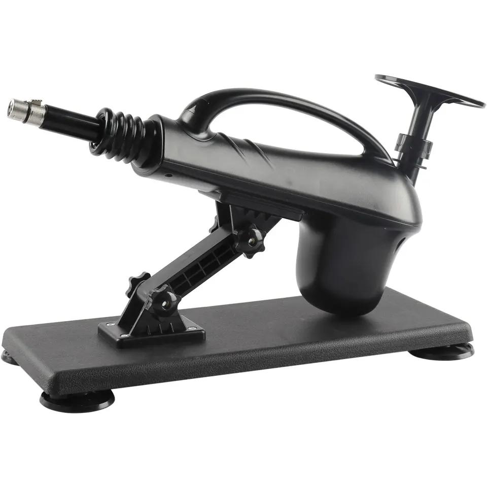 Fredoch Mini Machine sexuelle automatique avec accessoires de gode noir pour hommes et femmes jouets