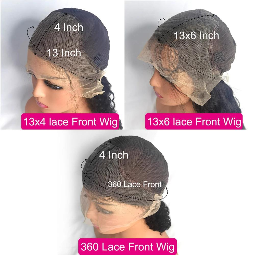 40 42 pouces droite dentelle avant perruques cheveux humains 360 pleine dentelle perruques pour les