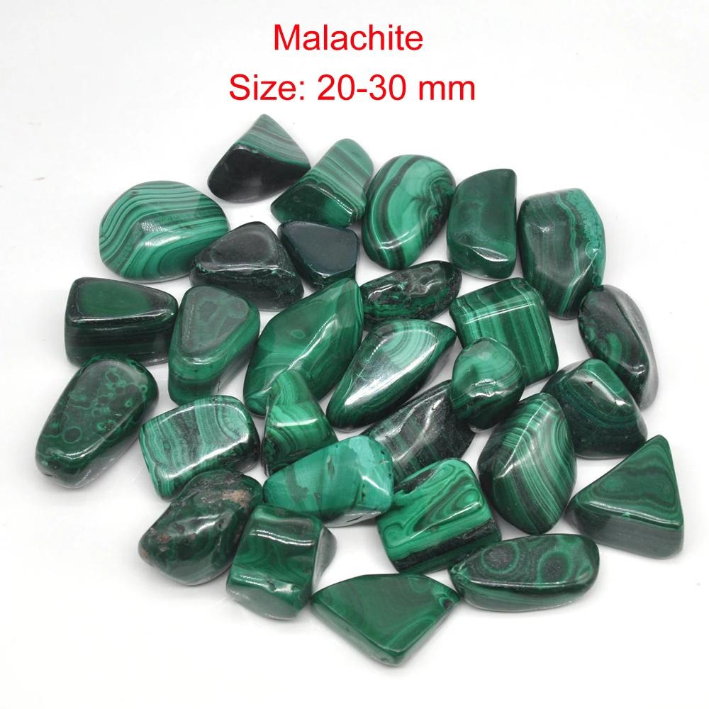 Pierres naturelles en Malachite, cristaux de guérison en vrac, véritable pierre précieuse polie Reik