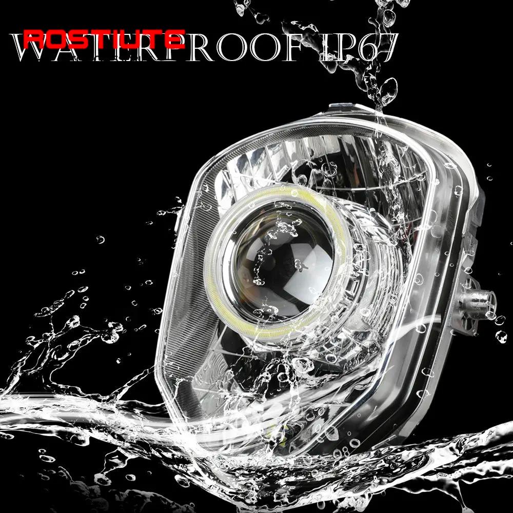 1 pièces 60mm 70mm 80mm 90mm 100mm 110mm 120mm Led Halo anneau yeux d'ange phares 12-24V circulaire