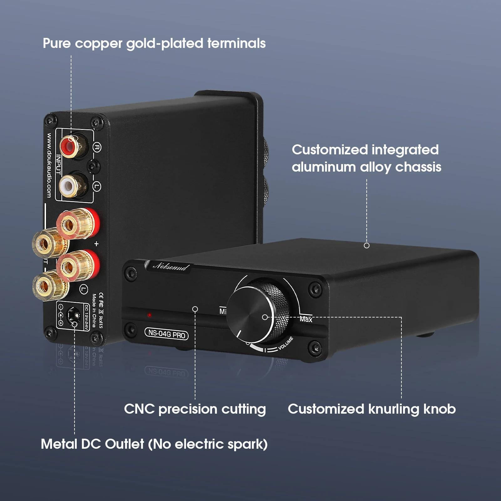 Douk Audio NS-04G PRO TPA3116 Amplificateur numérique de classe D Stéréo HiFi Amplificateur de puiss